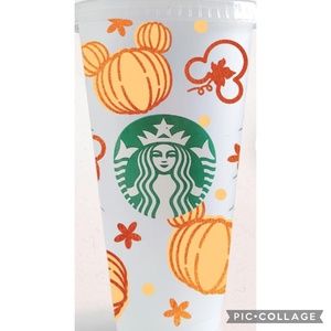Starbucks fall pumpkin mouse ears Venti 24oz Cold Cup